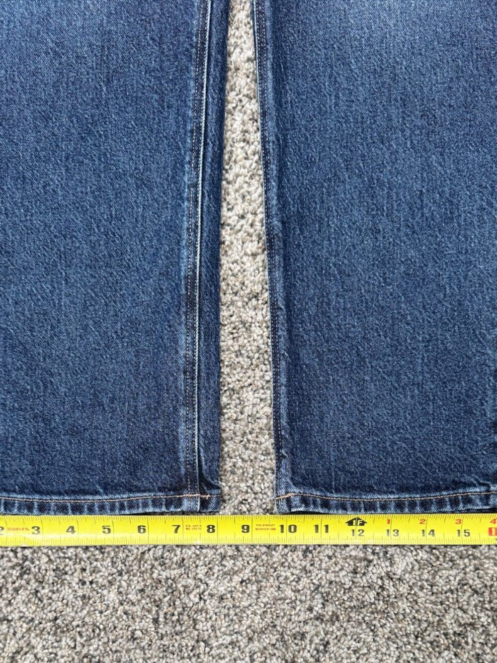 American Eagle Super High Rise Straight Jeans Women’s 8 Long Blue Stretch - Picture 8 of 10